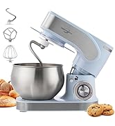 3-IN-1 Stand Mixer, 6+P Speed Electric Stand Mixer, 5.3QT WESTCOOKAID Kitchen Mixer for Daily Use...