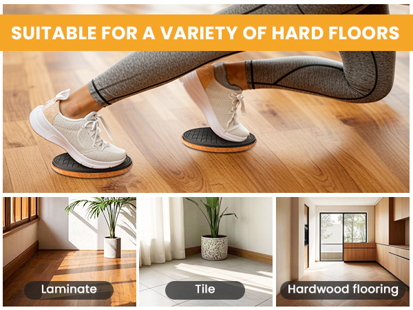 Sliding Discs for Exercise on Hardwood Floors