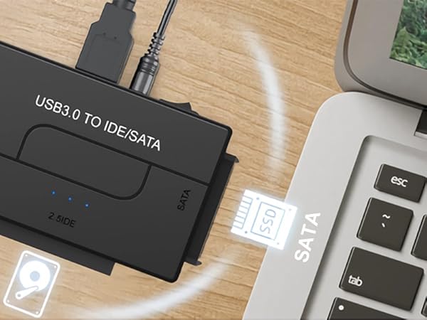 This device supports 2.5&amp;#34;/3.5&amp;#34; IDE/SATA/SSD hard drive disks and 5.25&amp;#34; CD/DVD drives