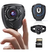 Losfom Z12 Mini Body Camera-1080P Wearable Camera with Audio, 5-Hour Battery, Clip &amp; Strap Includ...