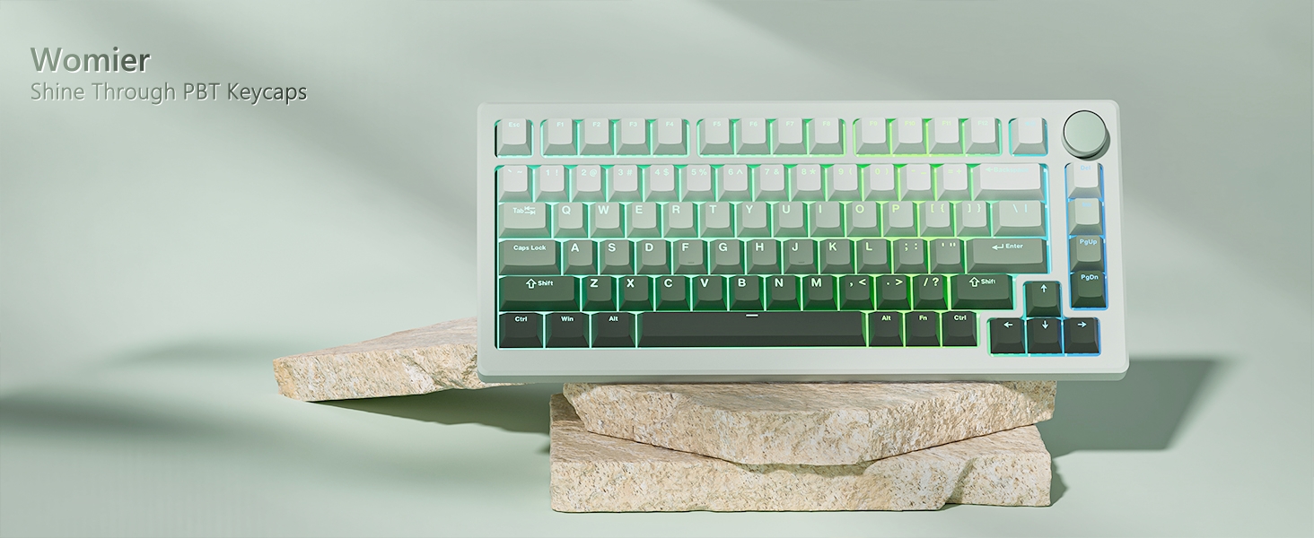 Shine Through Keycaps