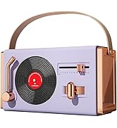SpringFlora [2023 New] Small Portable Retro Bluetooth Speaker, Cute Vintage Wireless Speaker for ...