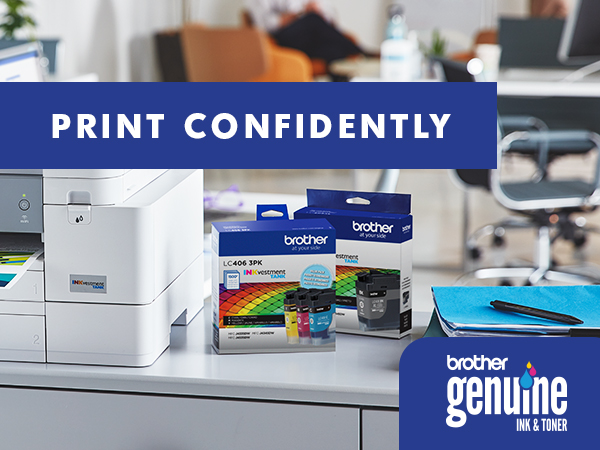 Print Confidently with Brother Genuine Ink &amp; Toner
