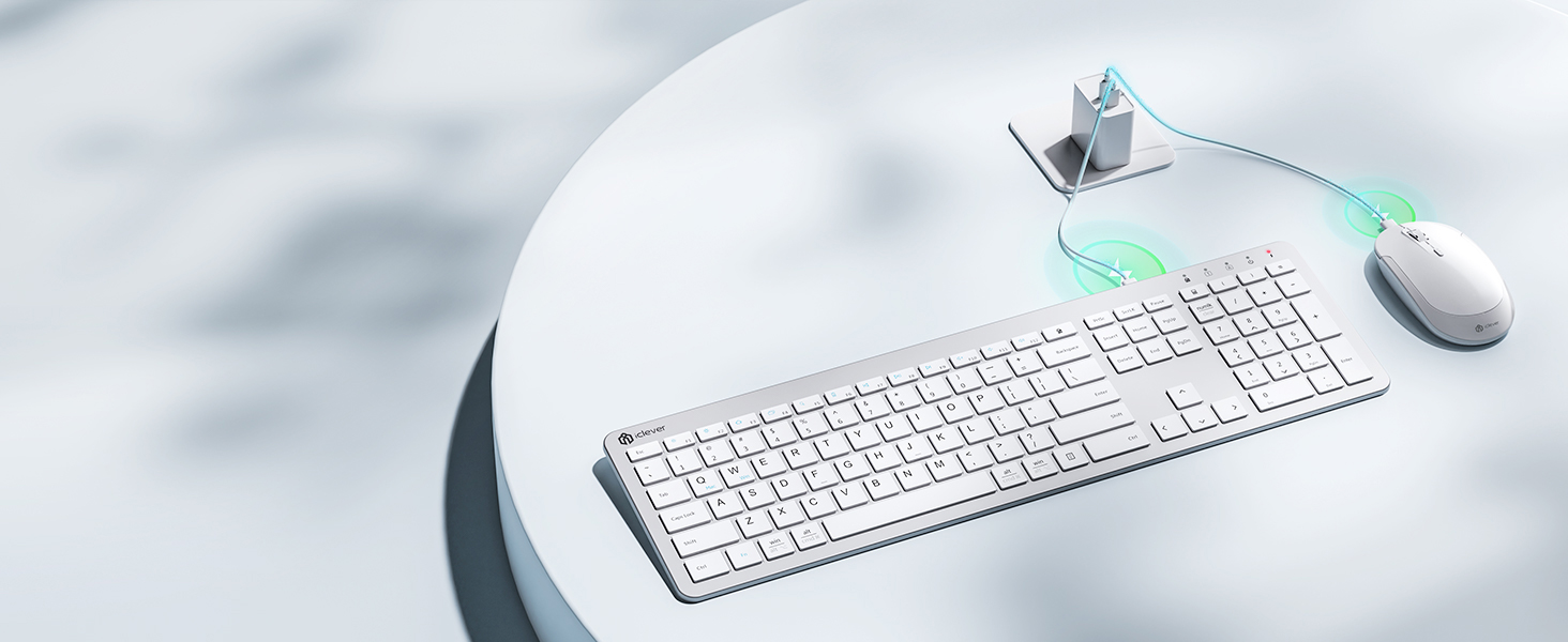 rechargeable keyboard and mouse