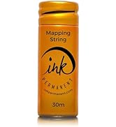 Ink Permanent White Brow Mapping String [100 Ft Bottles - 30 m] Pre-Inked Mapping String for Perm...