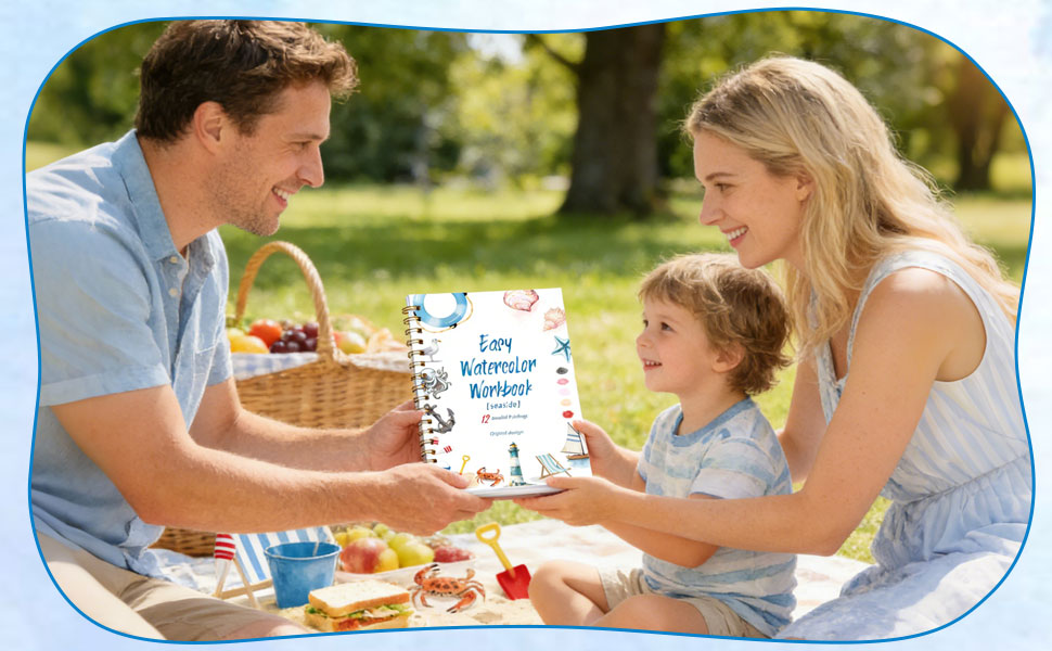 watercolor coloring book