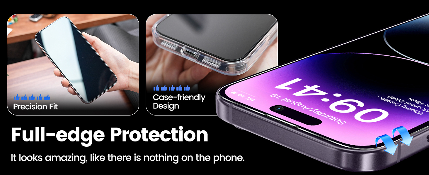 iphone 14 plus privacy screen protector