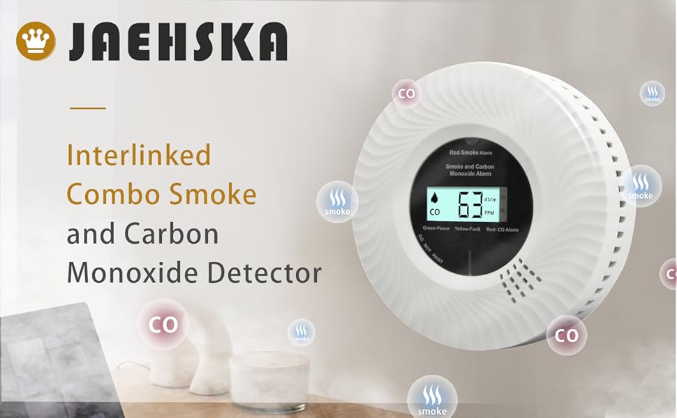 Interlinked Combo Smoke and Carbon Monoxide Detector