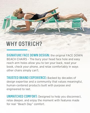 Ostrich Face-down Beach Chair