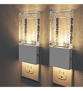 L LOHAS LED Night Light Plug in, 2 Pack Foldable Night Lights Plug into Wall, Portable LED Nightl...
