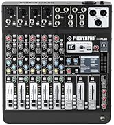 Professional 6-Channel Audio Mixer, Phenyx Pro DJ Sound Mixer Board w/Flexible AUX, BUS, SUB Rout...