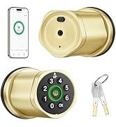 Leydebong 4-in-1 Smart Door Lock with Fingerprint and Keypad - Keyless Entry Electronic Lock with...