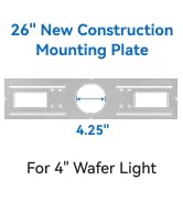 Rough in Plate Pre Mounting Bracket