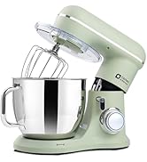 Kitchen in the box 7QT 900W 10-Speed Stand Mixer, Tilt-Head Kitchen Electric Mixer with Dough Hoo...