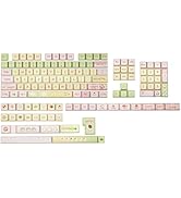 KiiBOOM x Ydmochi Sweet Dango Dream Keycap Set, 142 Keys MDA Profile PBT Keycaps for Mechanical K...