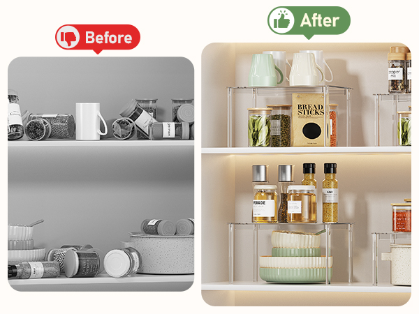 cabinet shelf organizers