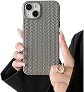 FABSPARK Case for iPhone 13/iPhone 14,Cute 3D Laid Braid Woven Pattern Desgin Solid Color Girls C...