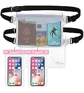 AiRunTech Waterproof Dry Bag and Waterproof Cell Phone Bag for Outdoor Water Sports, Boating, Hik...