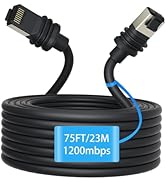 YBSGO Starlink Gen 3 Cable,75FT/23M Starlink Replacement Cable for Starlink Actuated Gen 3, Recta...