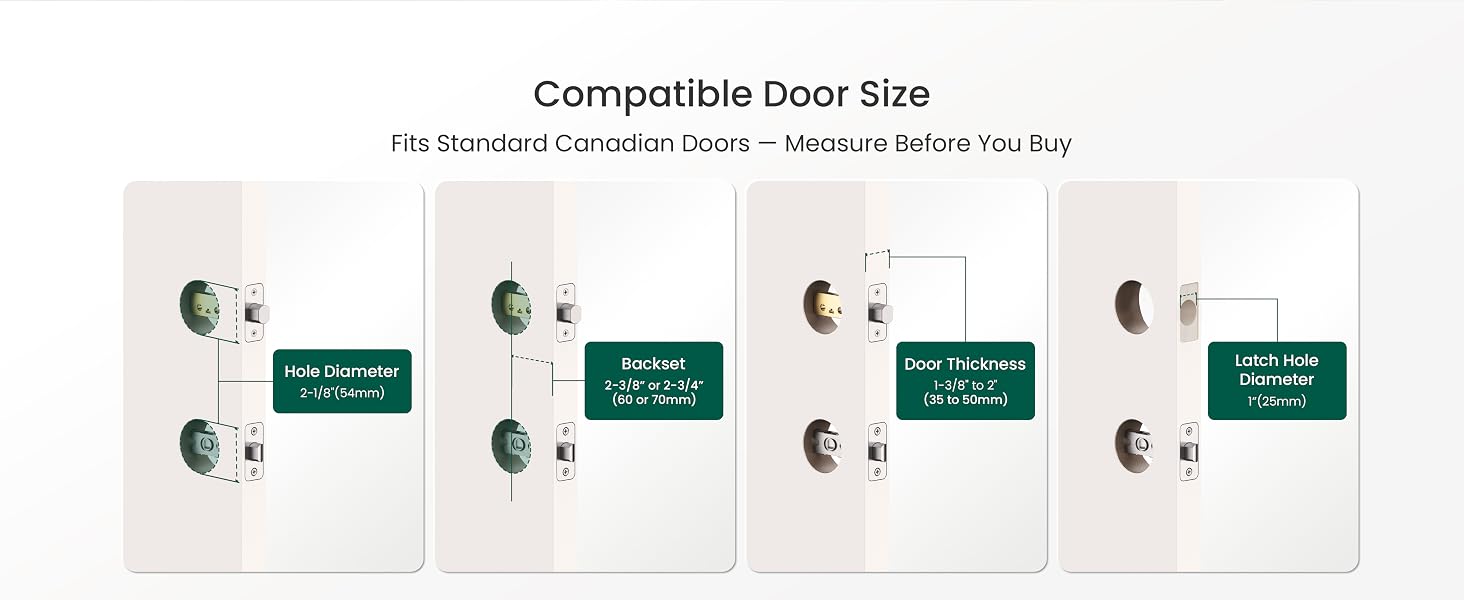 compatible door size