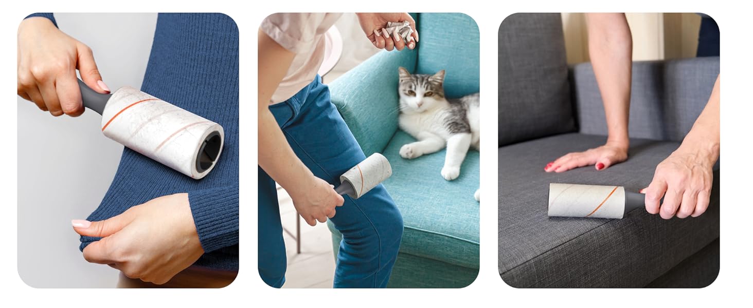 MR.SIGA Lint Rollers for Pet Hair Extra Sticky