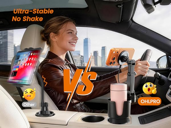 iPhone 17 Pro Max MagSafe Car Charger Cup Holder Mount
