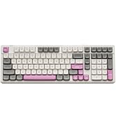GK GAMAKAY TK101 98% Mechanical Keyboard with Number Pad, Hot Swappable, Pre-lubed Linear Switche...