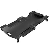 Big RED ATRP6240BR-1 Blow Molded Plastic Rolling Garage/Shop Creeper: 40" Mechanic Cart with Padd...