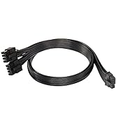 SinLoon 12VHPWR ATX3.0 PCI-E 5.0 Power Modular Cable to Dual ATX 8Pin for 3090TI PSU 16Pin 12Pin+...