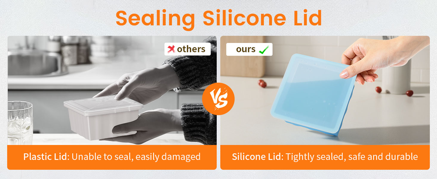 silicone freezer tray