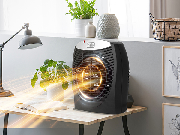 BLACK+DECKER Electric Heater, Personal Heater with 3 Settings