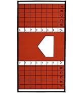 ZEALFEEL Baseball Hitting Mat, 7mm Thickened, Anti-Curl Reinforced Edge Wrapping Batting Mat with...