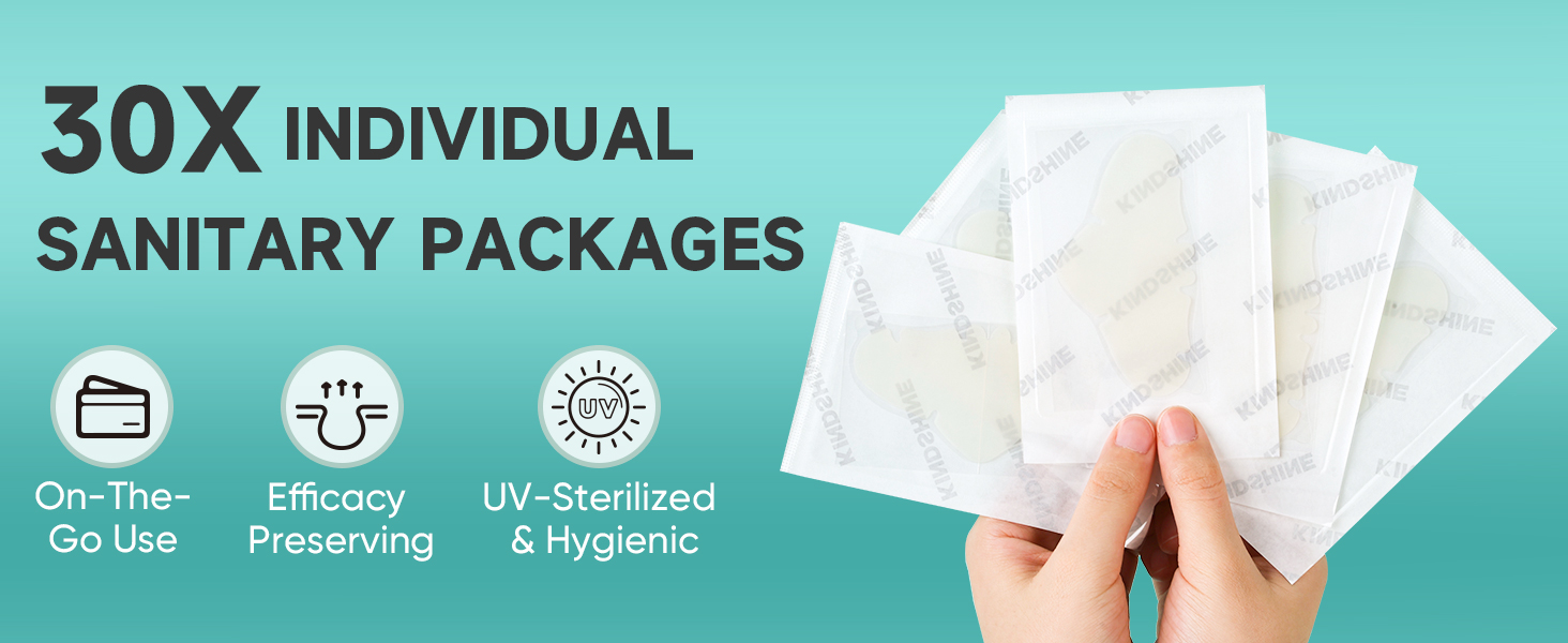 30X INDIVIDUALSANITARY PACKAGES