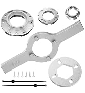 DQHKOW Upgraded Metal W10324651 Washer Hub Kit with TB123A Wrench Replaces W10528947/W10291415/PS...