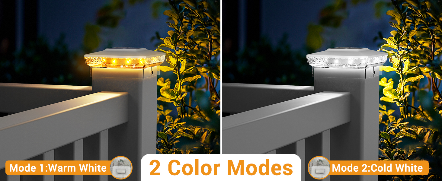 2 color lighting modes