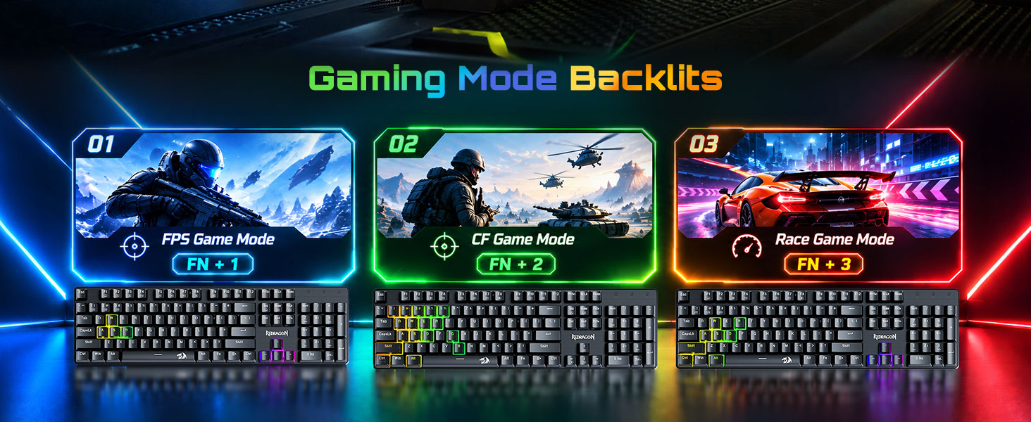 Gaming Mode Backlit S177