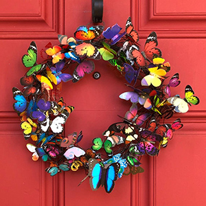 butterfly wreath