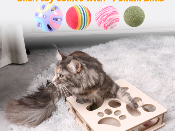 DI BI GRAMAS Cat Interactive Box Puzzle Toy
