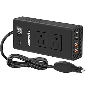 power inverter for Camping, Road-Trip