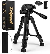 Artisorama 25'' Mini Tripod for Camera, Small Tabletop Travel Camera Stand, Compact Portable Desk...