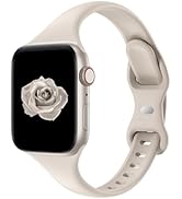 Acrbiutu Thin Slim Band Compatible with Apple Watch 38mm 40mm 41mm 42mm 44mm 45mm 46mm 49mm, Repl...