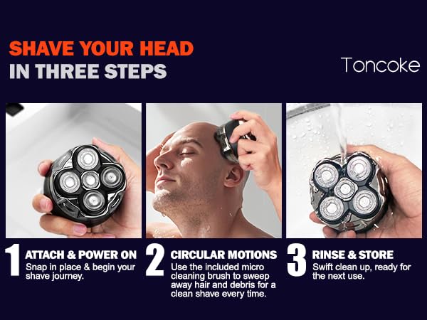 electric head shavers for men