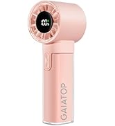 Gaiatop Portable Handheld Turbo Fan, 1-100 Adjustable High Speeds, 3-20Hrs Cooling Times, 4800mAh...