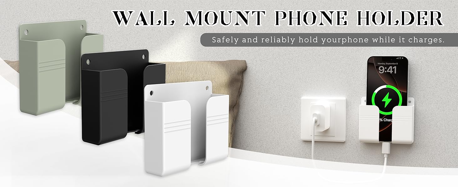 wall mount phone holder