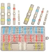 Feggizuli 150PCS Solder Seal Wire Connectors Heat Shrink Wire Connectors, Waterproof Solder Seal ...