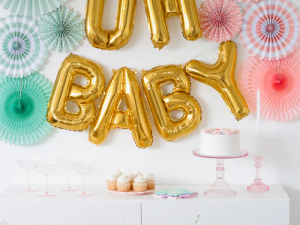 Coterie baby shower plates