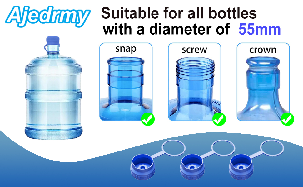 3 &amp;amp;amp; 5 Gallon Water Jug Cap Reusable
