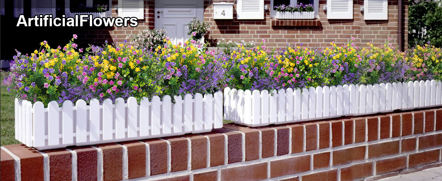window box flowers artificial