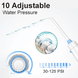 10 Adjustable Water Pressure Settings-1