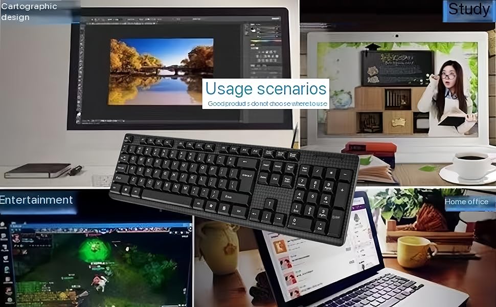 Wired Computer Keyboard,